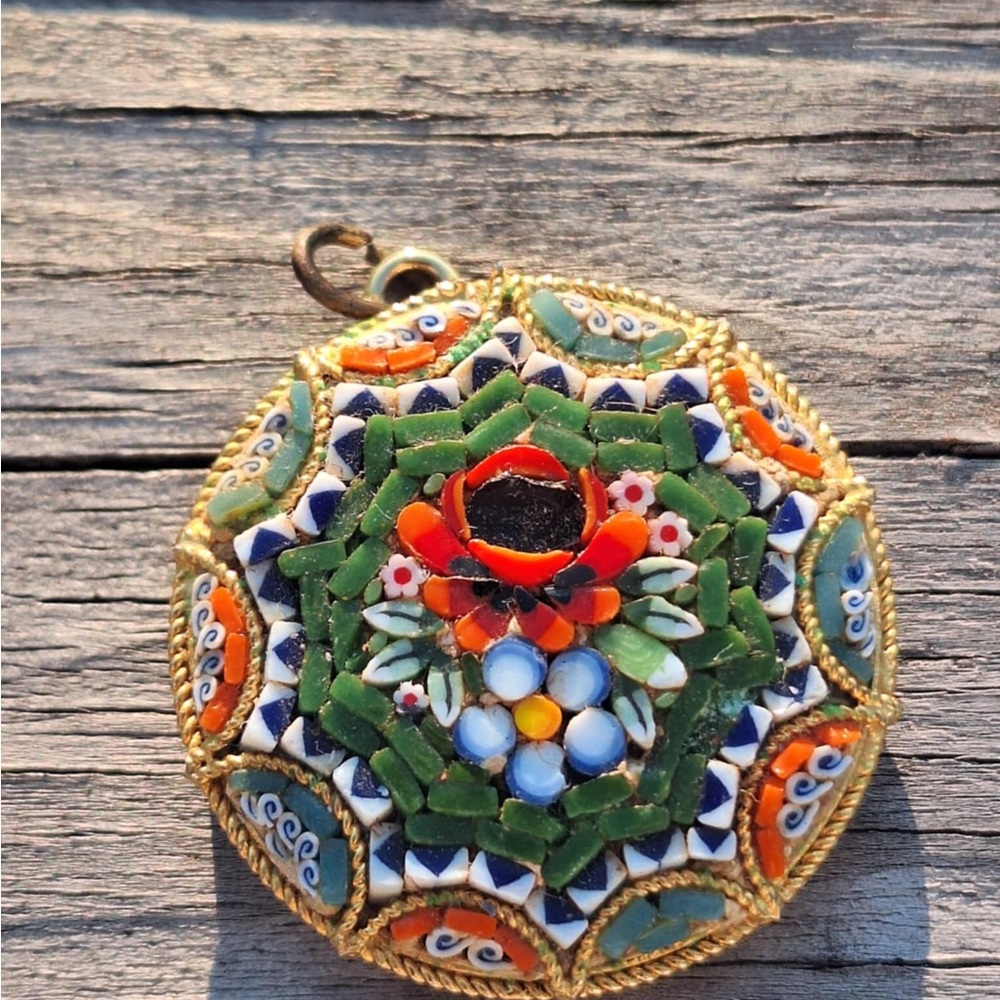 Colorful Mosaic Pendant